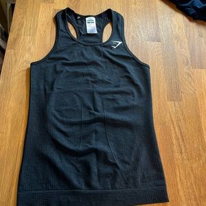 GymShark Racerback Black Tank Medium